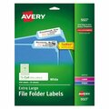 Avery Dennison LABEL, XL FF 1/3 CUT, WHT 5027